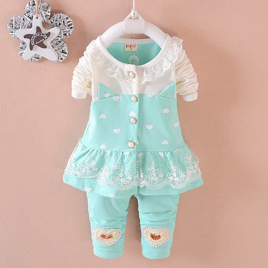 Conjunto de Ropa Deportiva para Niñas BibiCola - Sudadera y Pantalón 2 Piezas - Image 10