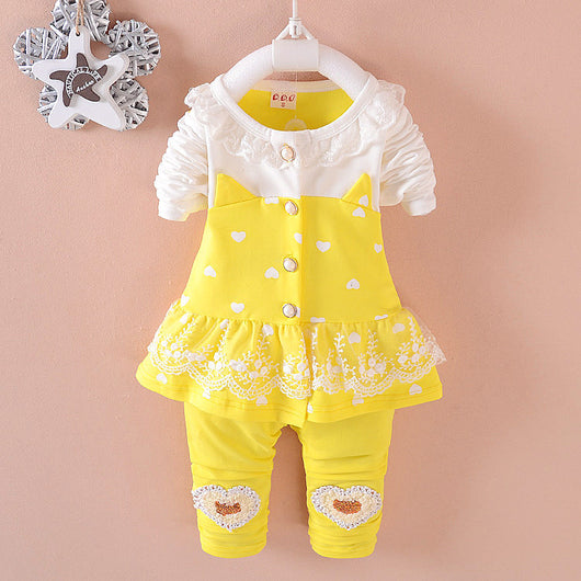 Conjunto de Ropa Deportiva para Niñas BibiCola - Sudadera y Pantalón 2 Piezas - Image 11