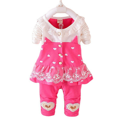 Conjunto de Ropa Deportiva para Niñas BibiCola - Sudadera y Pantalón 2 Piezas - Image 12