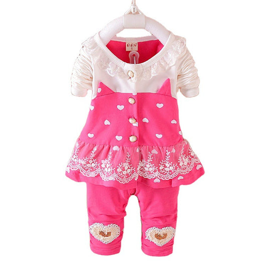 Conjunto de Ropa Deportiva para Niñas BibiCola - Sudadera y Pantalón 2 Piezas - Image 12