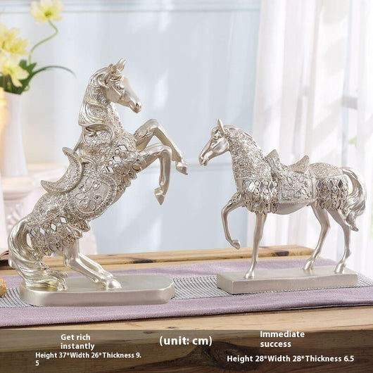 Caballo Decorativo Luminoso de Lujo Europeo para Vino y Hogar - Image 37