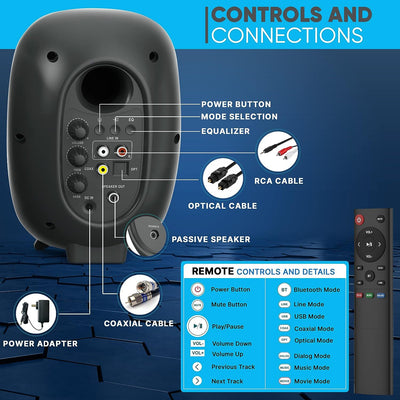 Altavoz USB Mini Subwoofer Portátil para Escritorio - Image 18