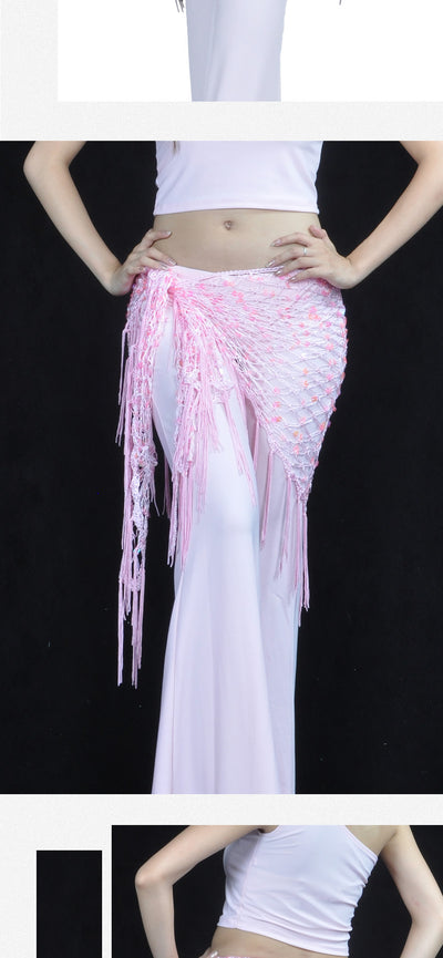 Falda Cadera Triangular con Lentejuelas Sirena - Image 20