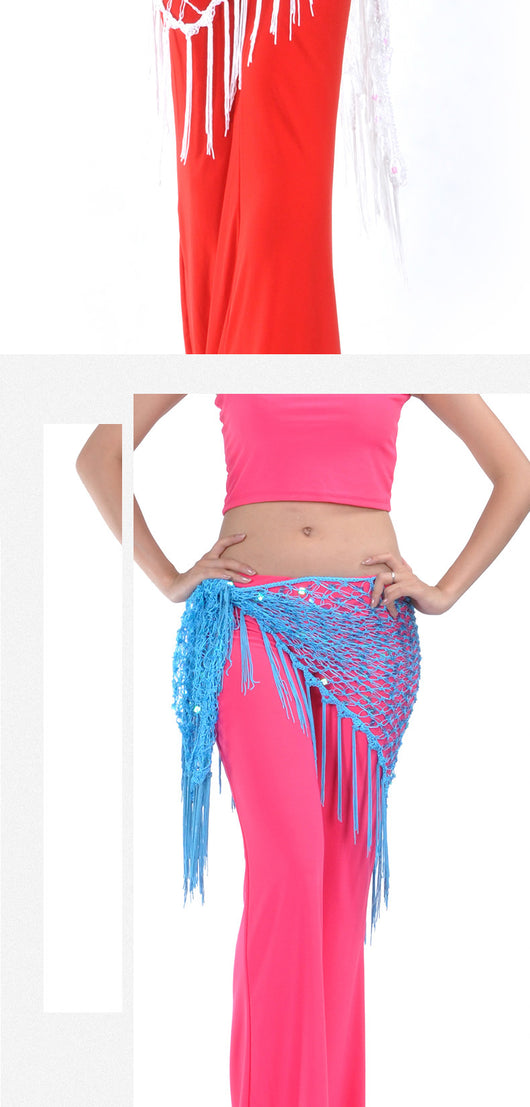 Falda Cadera Triangular con Lentejuelas Sirena - Image 30
