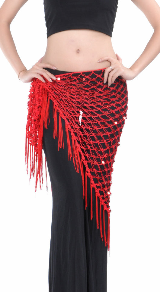 Falda Cadera Triangular con Lentejuelas Sirena - Image 35