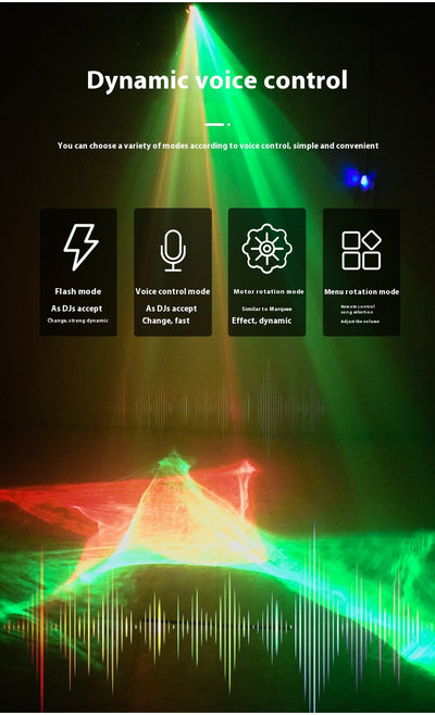 Luz Láser de Escenario para Decoración Navideña - Image 18