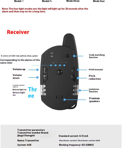 Alarma Electrónica Inalámbrica para Pesca - Image 34