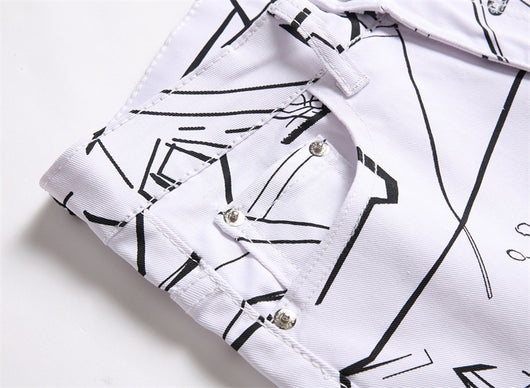 Pantalones de Algodón Estampado Digital para Hombre - Colección Verano - Image 33