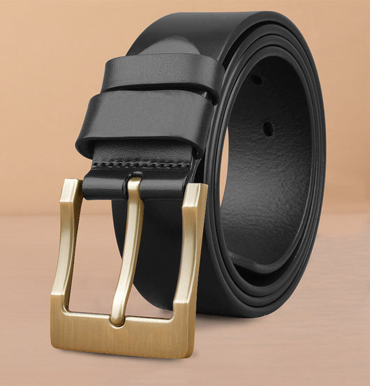 Cinturón Hombre Hebilla Pin Negocios Casual Elegante - Image 14