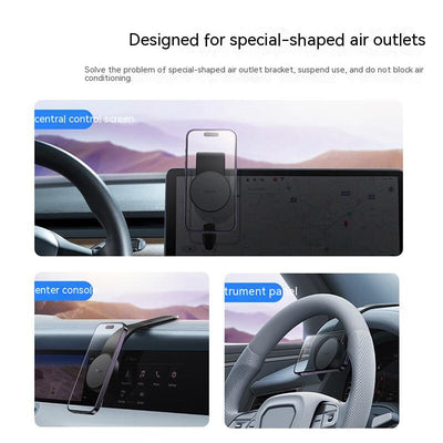 Soporte Magnético para Celular con Cargador Inalámbrico 15W para Auto - Image 14