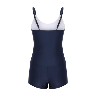 Traje de Baño Deportivo para Mujer con Diseño de Rayas y Corte Moderno - Image 21