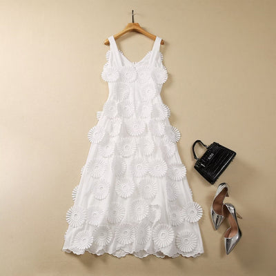 Vestido Metalizado Espalda Descubierta con Tirantes Finos - Image 10