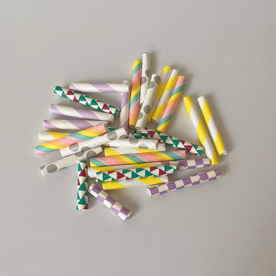 Pile of 30 small, light brown wooden stoppers, replacement buttons for a parrot keyboard toy. - Image 14