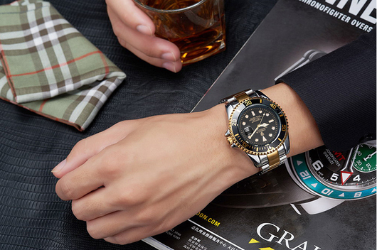 Reloj Mecánico para Hombre con Pulsera de Acero Inoxidable - Image 16