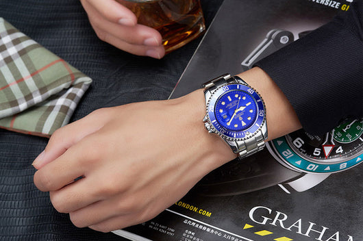 Reloj Mecánico para Hombre con Pulsera de Acero Inoxidable - Image 17