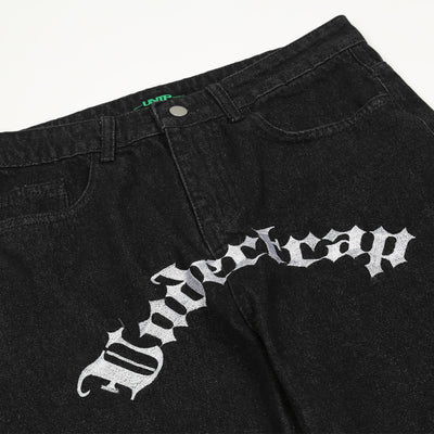 Jeans con Bordado de Letras Estilo Europeo y Americano - Image 8