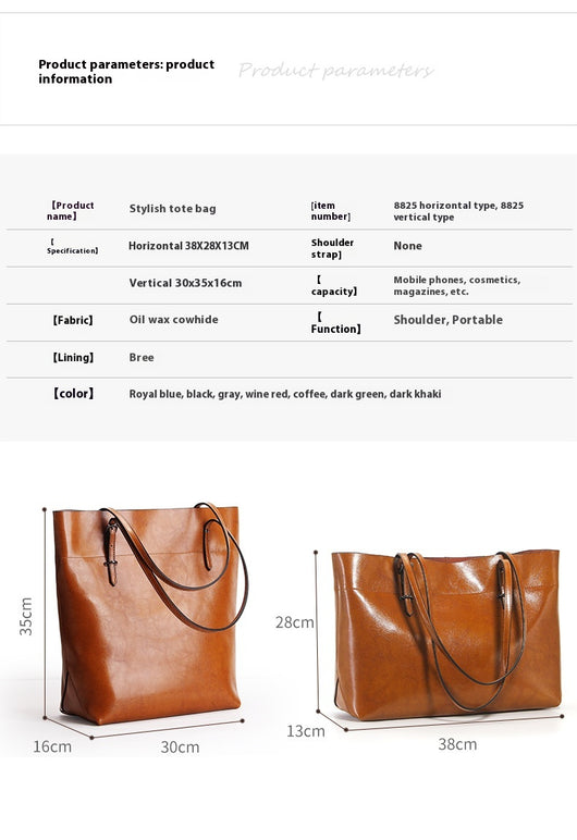 Bolso de Cuero Encerado con Bandolera - Diseño Portátil y Elegante - Image 19