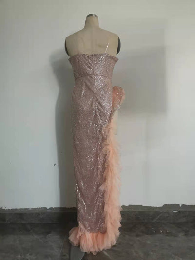 Vestido Tubo Brillante con Lentejuelas - Image 10