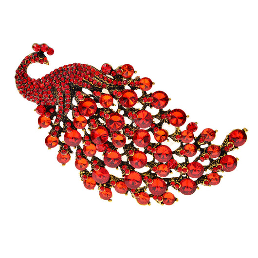 Broche Pavo Real Multicolor en Metal para Mujer - Image 11