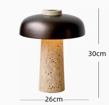 Lámpara de Mesa Mármol y Vidrio para Sala y Estudio - Image 11