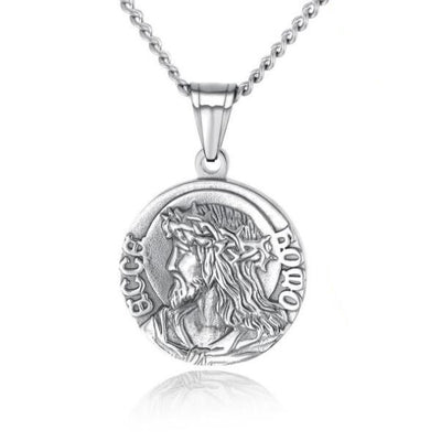 Dije de Acero Titanio Jesus Jingyuan - Elegancia Duradera - Image 13