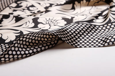 Pañuelo de Seda Artificial Cuadrado Pequeño Estilo Chino - Image 33