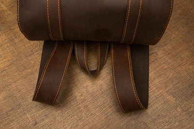 Mochila de Cuero Retro Crazy Horse para Hombre - Bolsa Casual Versátil - Image 23