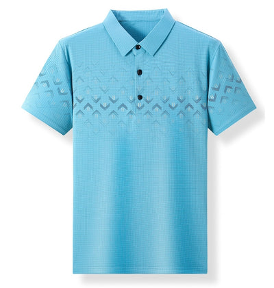 Polo Ejecutivo Ice Silk Manga Corta para Hombre - Secado Rápido y Estilo Business Casual - Image 29