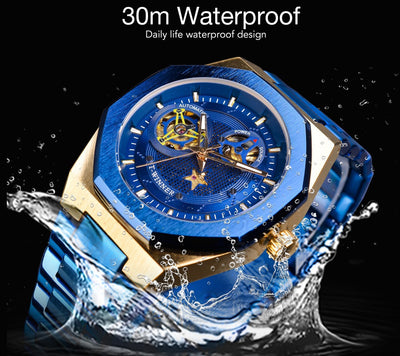 Reloj Automático de Movimiento Mecánico con Diseño Hueco - Image 28