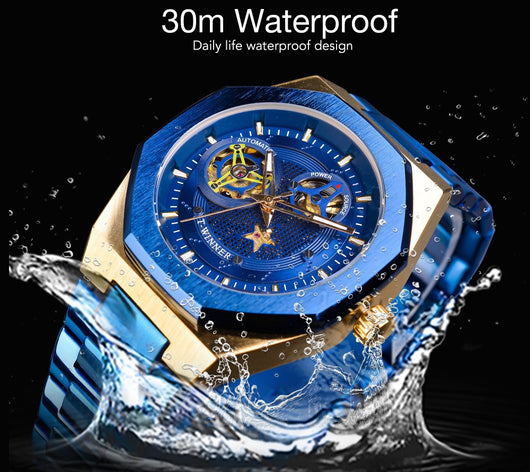 Reloj Automático de Movimiento Mecánico con Diseño Hueco - Image 28