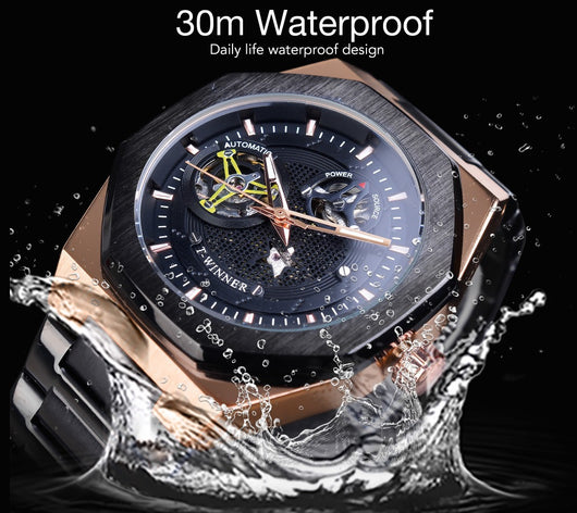 Reloj Automático de Movimiento Mecánico con Diseño Hueco - Image 31