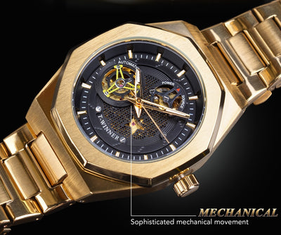 Reloj Automático de Movimiento Mecánico con Diseño Hueco - Image 32