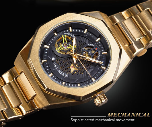 Reloj Automático de Movimiento Mecánico con Diseño Hueco - Image 32