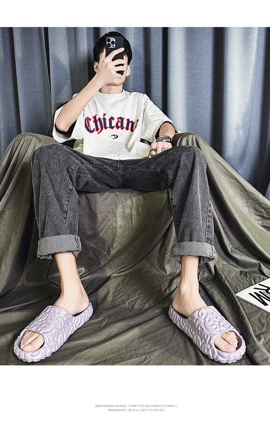 Pantuflas Gruesas de Verano para Hombre con Suela Antideslizante - Image 17