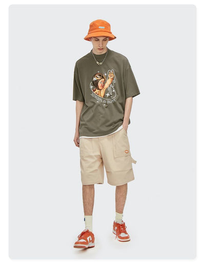 Pantalones Cortos Hip-hop Sueltos Estilo Urbano Americano - Image 12