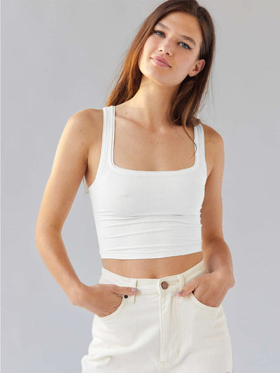 Top Ajustado Tipo Sling Básico Slim Fit para Mujer - Image 55
