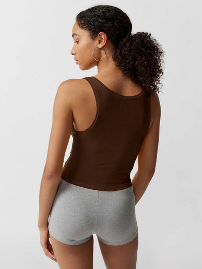 Top Ajustado Tipo Sling Básico Slim Fit para Mujer - Image 56
