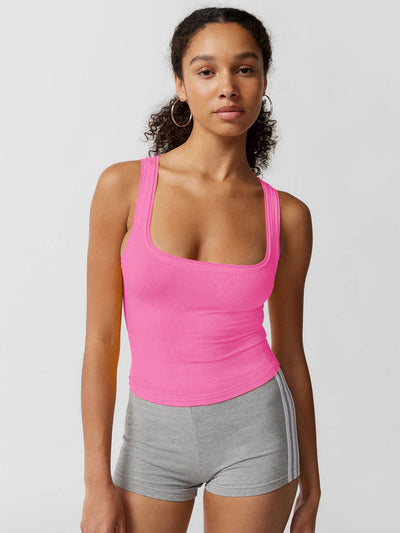 Top Ajustado Tipo Sling Básico Slim Fit para Mujer - Image 69