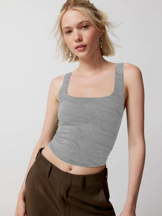 Top Ajustado Tipo Sling Básico Slim Fit para Mujer - Image 81