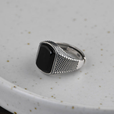 Anillo de Plata Tailandesa 925 Vintage Desgastado para Dedo Índice - Image 10