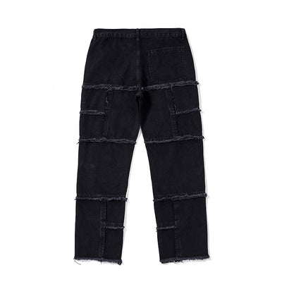 Jeans Slim Ajustados con Paneles de Felpa - Image 10