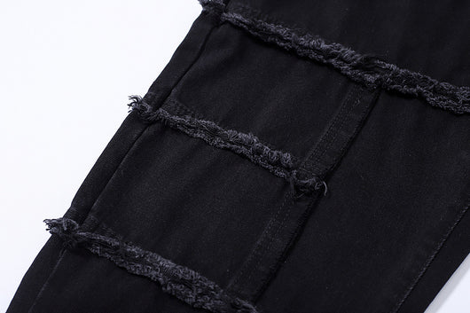 Jeans Slim Ajustados con Paneles de Felpa - Image 11
