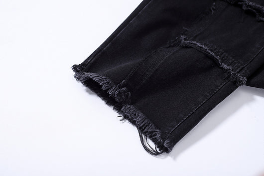 Jeans Slim Ajustados con Paneles de Felpa - Image 15