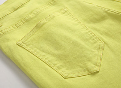 Pantalones Vaqueros Elásticos Casuales Estilo Europeo y Americano para Hombre - Image 46