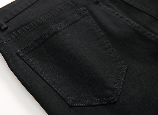 Pantalones Vaqueros Elásticos Casuales Estilo Europeo y Americano para Hombre - Image 55