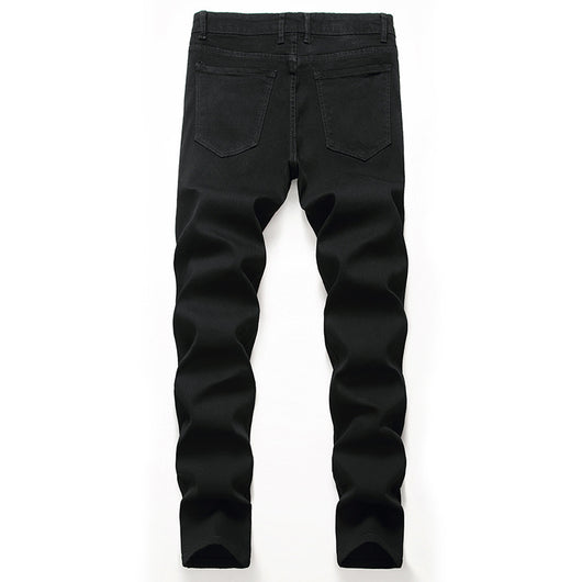 Pantalones Vaqueros Elásticos Casuales Estilo Europeo y Americano para Hombre - Image 57