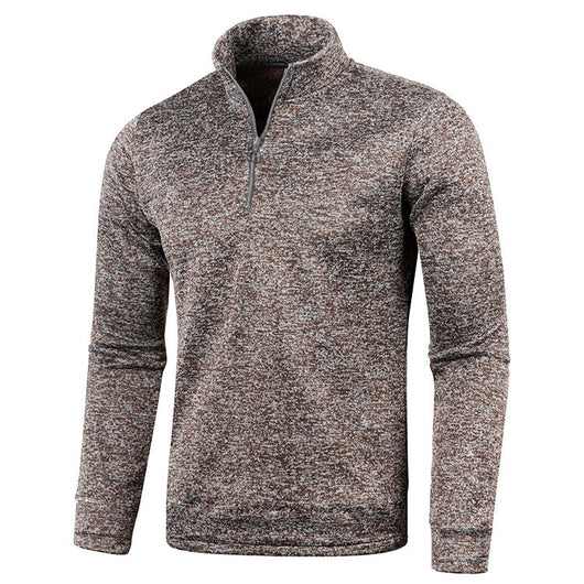 Suéter de Invierno para Hombre con Cierre de Cremallera en Cuello - Image 10
