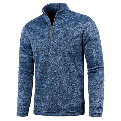 Suéter de Invierno para Hombre con Cierre de Cremallera en Cuello - Image 11
