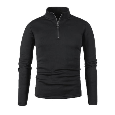 Suéter de Invierno para Hombre con Cierre de Cremallera en Cuello - Image 13