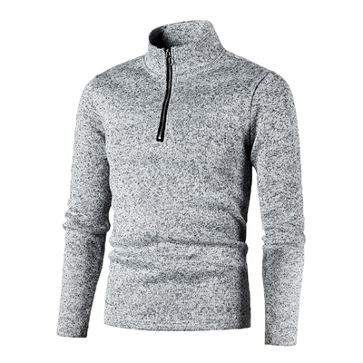 Suéter de Invierno para Hombre con Cierre de Cremallera en Cuello - Image 14